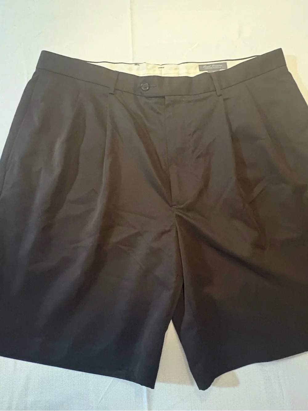 Daniel Cremieux pleated Men's Shorts/Chocolate brown